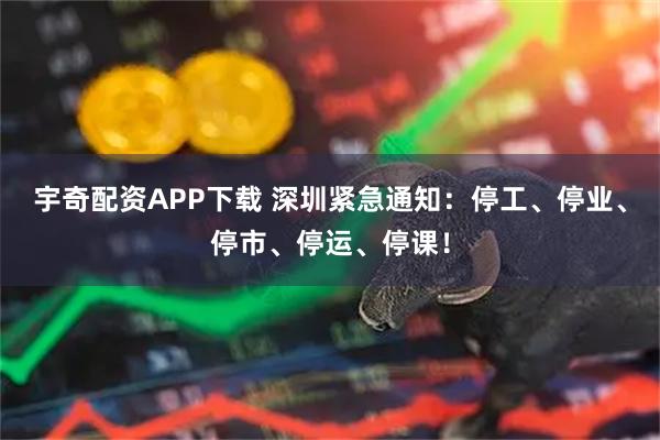 宇奇配资APP下载 深圳紧急通知：停工、停业、停市、停运、停课！